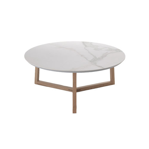 Table basse contemporaine - ASTYLE - I.T.F. DESIGN SRL - en MDF / en marbre / avec piètement en chêne