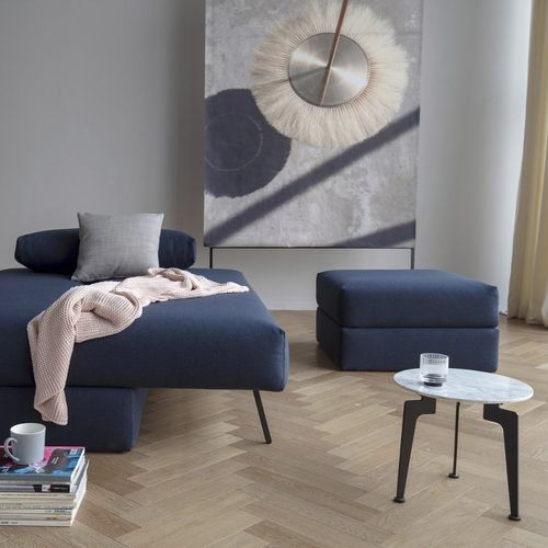 Ottoman contemporain - CORNILA - Innovation Randers a/s - en tissu / en cuir / carré