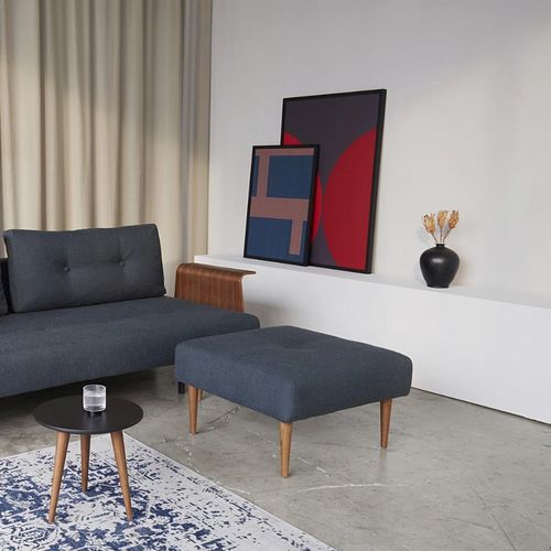 Ottoman contemporain - RECAST - Innovation Randers a/s - en tissu / en cuir / carré