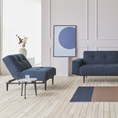 Chauffeuse contemporaine - AMPLE - Innovation Randers a/s - en tissu / en cuir / en bois