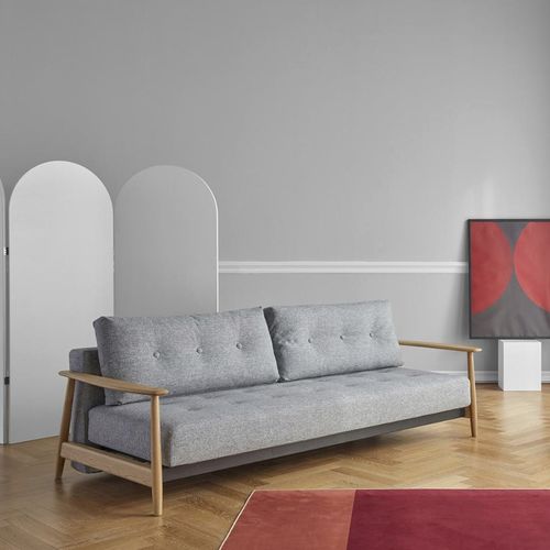 Canapé lit - ELUMA - Innovation Randers a/s - contemporain / en tissu / en cuir