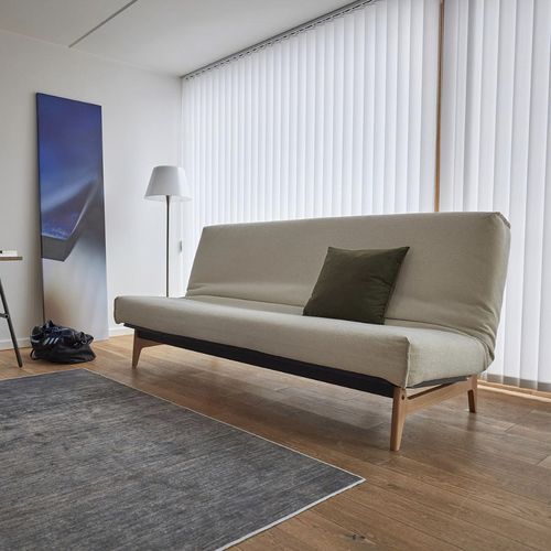Canapé lit - ASLAK - Innovation Randers a/s - contemporain / en tissu / en cuir