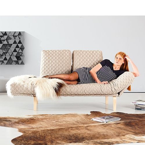 Canapé lit - ROLLO - Innovation Randers a/s - contemporain / en tissu / avec porte-revues