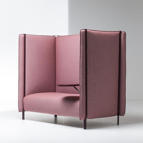 Canapé contemporain - PINCH - La Cividina - en tissu / en cuir / avec dossier haut
