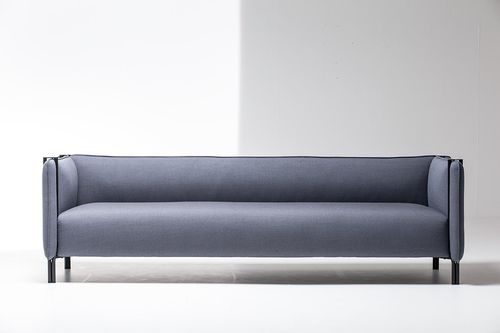 Canapé contemporain - PINCH - La Cividina - en tissu / en cuir / avec accoudoirs