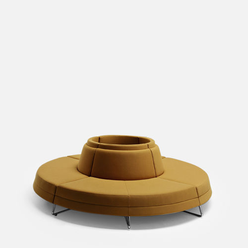 Banquette modulable - SUSHI - La Cividina - contemporaine / en tissu / en cuir