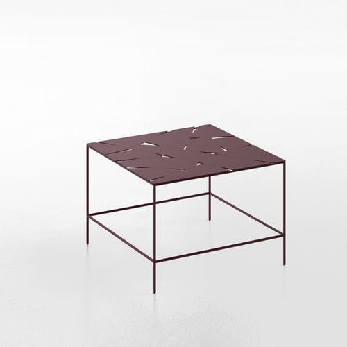 Table basse contemporaine - BORGO - La Cividina - en tôle d'acier / avec piètement en acier / rectangulaire