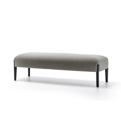 Banquette contemporaine - Join  - La Cividina - en tissu / avec piètement en aluminium / avec piètement en frêne