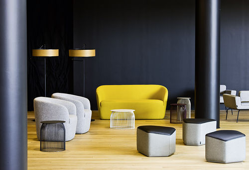 Fauteuil visiteur contemporain - DEP - La Cividina - en cuir / en tissu / professionnel