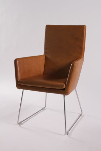 Chaise contemporaine - DONNA - Label Produkties bv - en cuir / luge / résidentielle