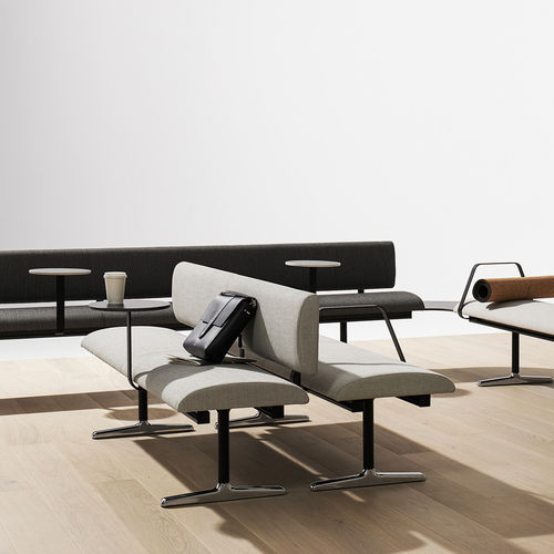 Banquette modulable - TEIUS - Lammhults Möbel AB - contemporaine / en tissu / en cuir