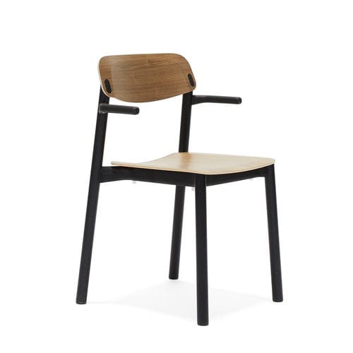 Chaise design scandinave - PENNE - Lammhults Möbel AB - d'intérieur / en chêne / en noyer