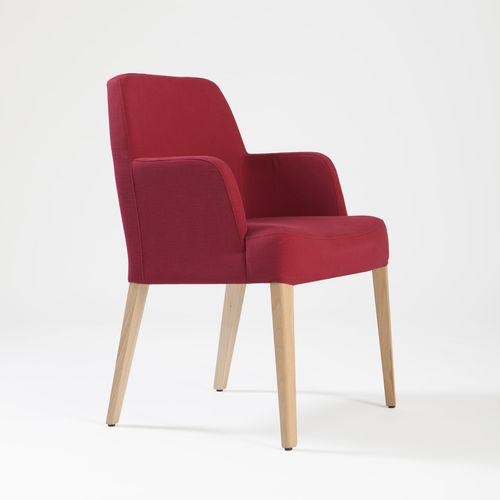 Chaise contemporaine - AISHA P - Livoni Edoardo & Figlio - d'intérieur / en tissu / en cuir