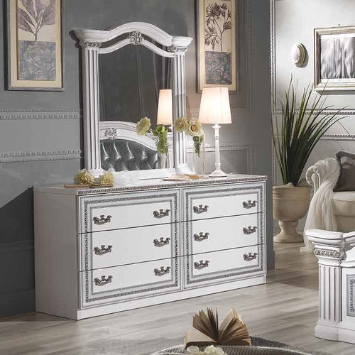 Commode classique - AWH4 - M.C.S. - en bois laqué / non spécifié / blanche