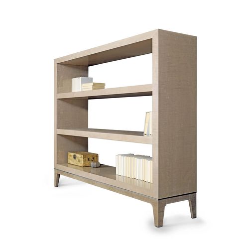 Étagère contemporaine - MPLACE - Malerba - en bois / en cuir