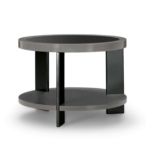 Table basse contemporaine - BLACK & MORE - Malerba - en bois / en verre / en marbre