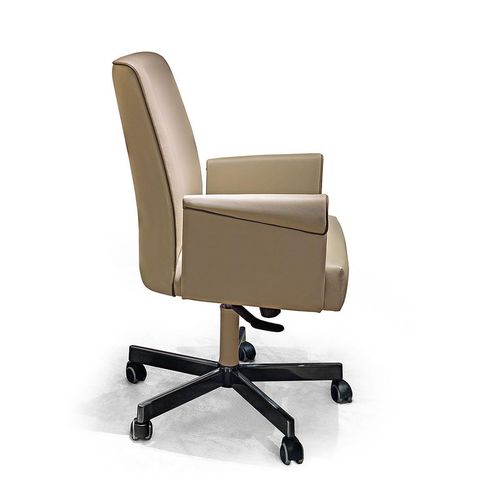 Chaise de bureau contemporaine - PERFECT TIME - Malerba - d'intérieur / en tissu / en cuir