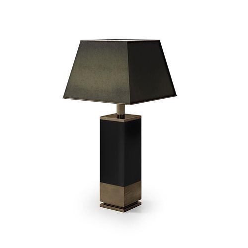 Lampe de table - BE ONE - Malerba - en métal / en tissu / contemporaine