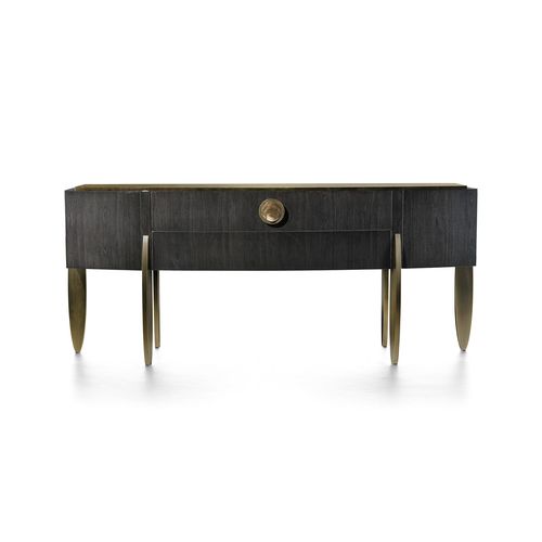 Console contemporaine - FASHION AFFAIR - Malerba - en bois / en marbre / avec piètement en métal