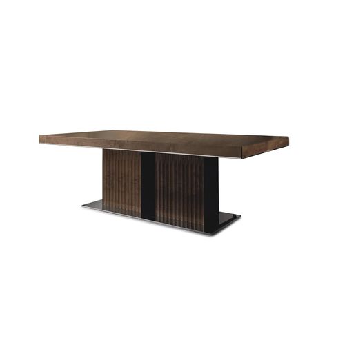 Table contemporaine - RED CARPET - Malerba - en bois / avec piètement en métal / avec piètement en bois