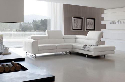 Canapé d'angle - CRYSTAL 958 - Marinelli - contemporain / en polyester / avec repose-tête