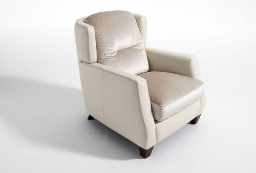Fauteuil classique - ANTIGONE 1044 - Marinelli - en cuir / à oreilles