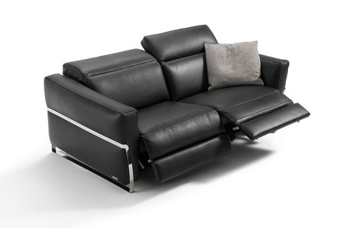 Canapé contemporain - BROADWAY 1047 - Marinelli - avec repose-tête / avec repose-pieds / noir