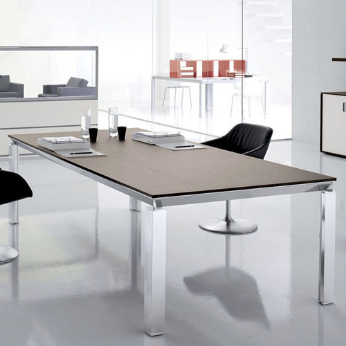 Table de réunion contemporaine - HAN  - Martex - en verre / en aluminium / en mélaminé