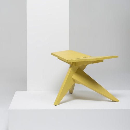 Tabouret design original - MEDICI  - Mattiazzi - en frêne / en noyer / avec piètement en bois