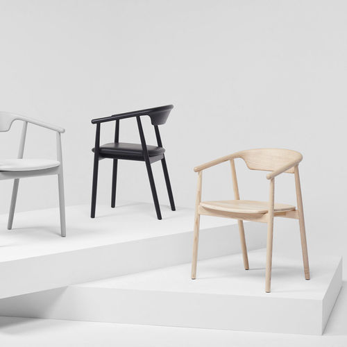 Chaise contemporaine - LEVA - Mattiazzi - d'intérieur / en tissu / en cuir