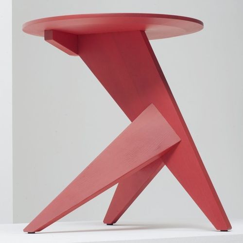 Table d'appoint design original - MEDICI  - Mattiazzi - en frêne / en noyer américain / avec piètement en bois