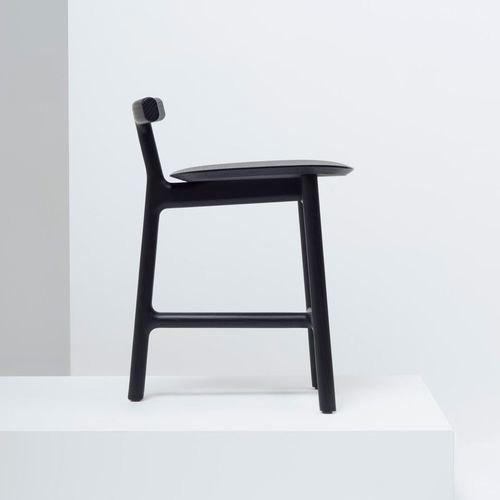 Chaise contemporaine - RADICE - Mattiazzi - d'intérieur / en cuir / avec piètement en frêne