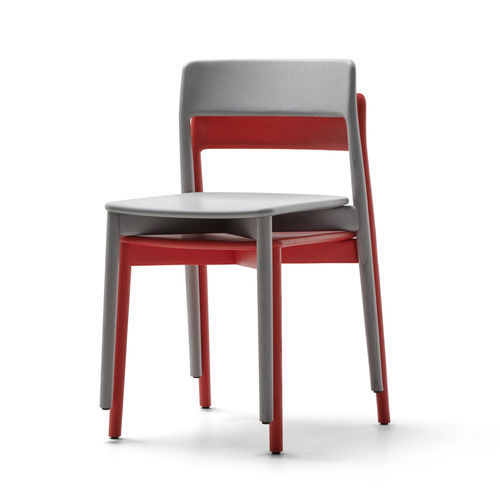 Chaise contemporaine - SETA - Mattiazzi - d'intérieur / en tissu / en frêne