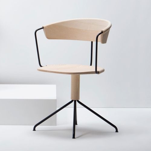 Chaise contemporaine - UNCINO  - Mattiazzi - d'intérieur / en chêne / en frêne