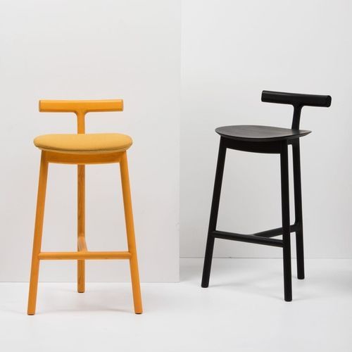 Chaise de bar contemporaine - RADICE  - Mattiazzi - d'intérieur / en frêne / avec piètement en bois