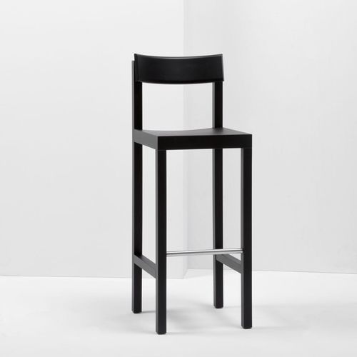 Chaise de bar contemporaine - PRIMO  - Mattiazzi - d'intérieur / en cuir / en hêtre