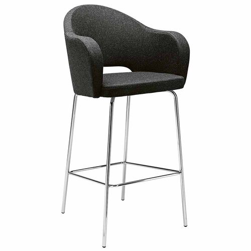 Chaise de bar contemporaine - AGATHA 384 - et al. - d'intérieur / en tissu / en acier