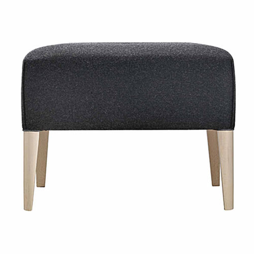 Pouf contemporain - PUNTO 229 - et al. - en tissu / en bois / rectangulaire