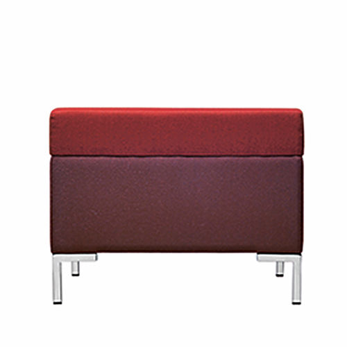 Pouf contemporain - ABACO 753 - et al. - en tissu / en acier / rectangulaire