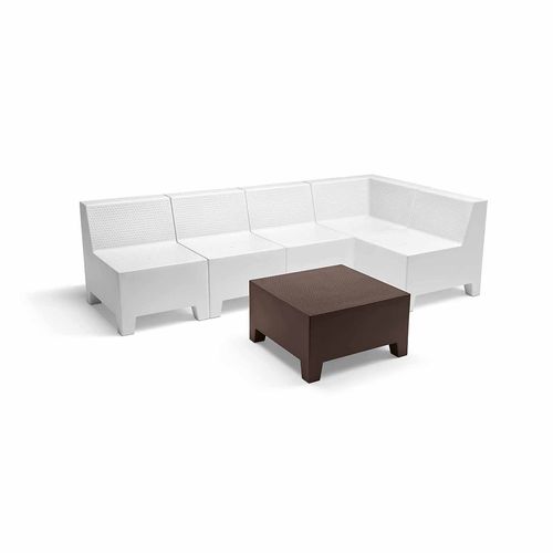 Canapé modulable - PLAYA 203 - et al. - contemporain / blanc / en polyéthylène