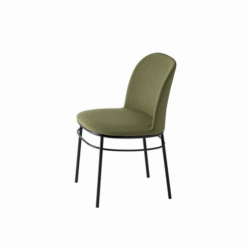 Chaise contemporaine - Agami 1150 - et al. - d'intérieur / en tissu / avec piètement en acier