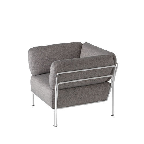 Fauteuil contemporain - Ari 1302  - et al. - en tissu / en acier / avec coussin amovible