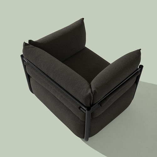 Fauteuil contemporain - Cosmo 1520  - et al. - en tissu / en acier / avec coussin amovible