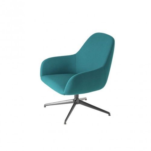 Fauteuil contemporain - Myra 677  - et al. - en tissu / en aluminium / rouge