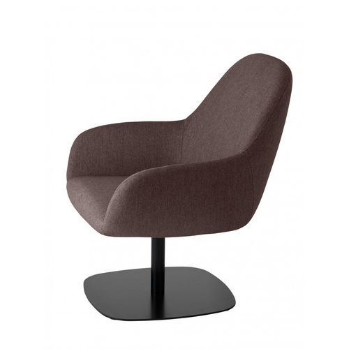 Fauteuil contemporain - Myra 676  - et al. - en tissu / en acier / rouge