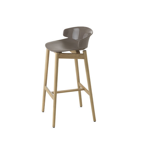 Chaise de bar contemporaine - Classy 1097 - et al. - d'intérieur / en polypropylène / avec piètement en frêne