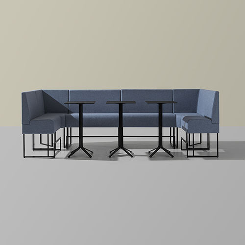 Banquette modulable - Space+ 1415 - et al. - contemporaine / en tissu / avec piètement en acier