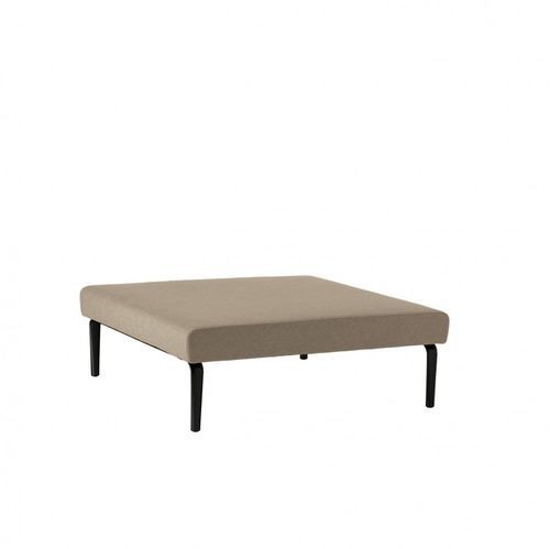 Ottoman contemporain - Ambit 1071 - et al. - en tissu / en fonte d'aluminium / rectangulaire
