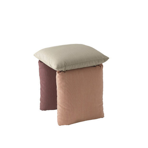 Tabouret design original - Pillow 219 - et al. - en tissu / avec piètement en tissu / double
