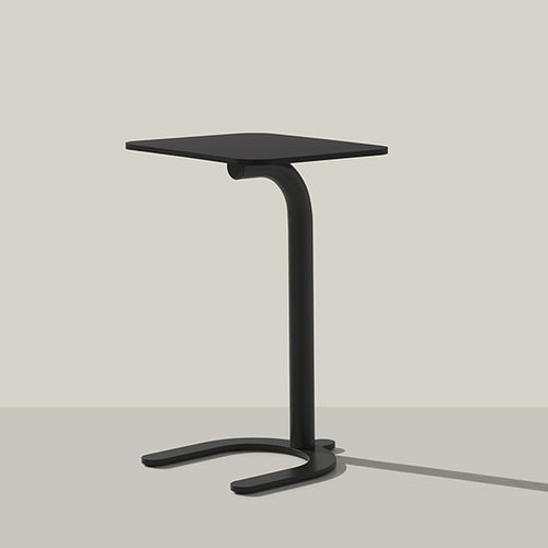 Table d'appoint contemporaine - Cosmo 1515 - et al. - en HPL / avec piètement en acier / rectangulaire